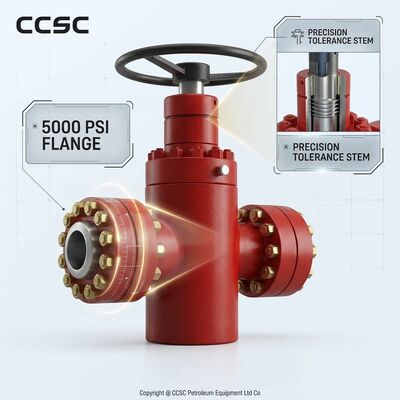 Hydraulisch betätigtes API 6A Druckdichtungs-Schieberventil, geschmiedeter Stahl FLS Durchgang 10000 psi Fernsteuerung für Bohrlochkopf