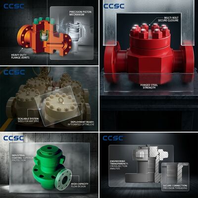 Hammer Union Inline Check Valve API 6A Fig1502 Endverbindung 15000psi geschmiedetem Stahl für Fracking-Operationen