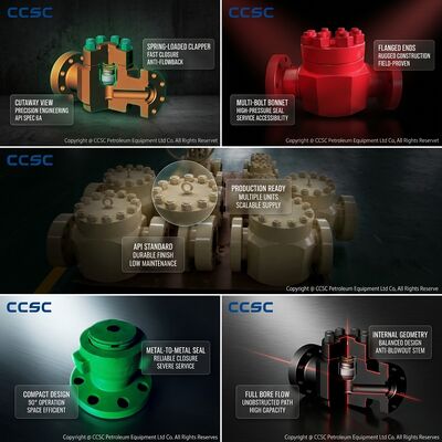 Hammer Union Inline Check Valve API 6A Fig1502 Endverbindung 15000psi geschmiedetem Stahl für Fracking-Operationen